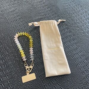 Beaded Phone Bracelet or Decorative Bag Accessory